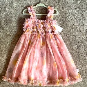 Disney Pink Ruffle Kids Dress